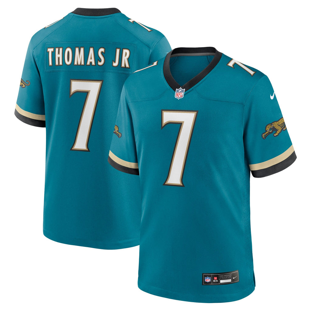 Jacksonville Jaguars Brian Thomas Jr. Teal Alternate Game Football Jersey