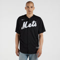New York Mets Francisco Lindor Black Replica Player Baseball Jersey