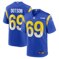 Los Angeles Rams Kevin Dotson Royal Game Football Jersey