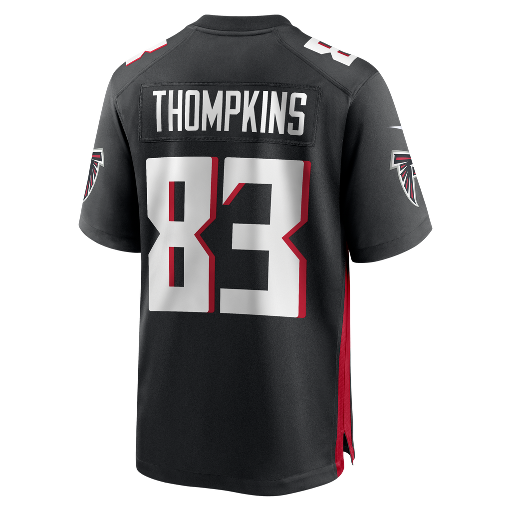 Atlanta Falcons Deven Thompkins Black Team Game Football Jersey