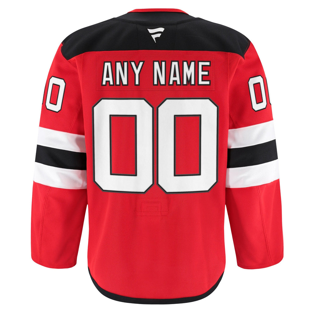 New Jersey Devils Red Home Pro Custom Jersey