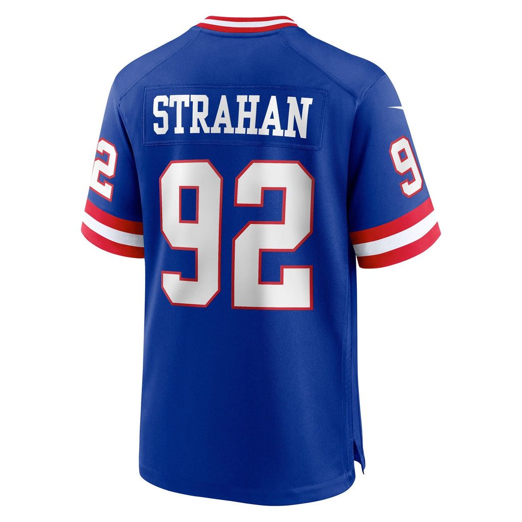 New York Giants Michael Strahan Royal Retired Player Alternate Game Football Jersey