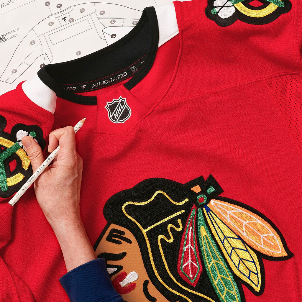 Chicago Blackhawks Red Home Pro Custom Jersey
