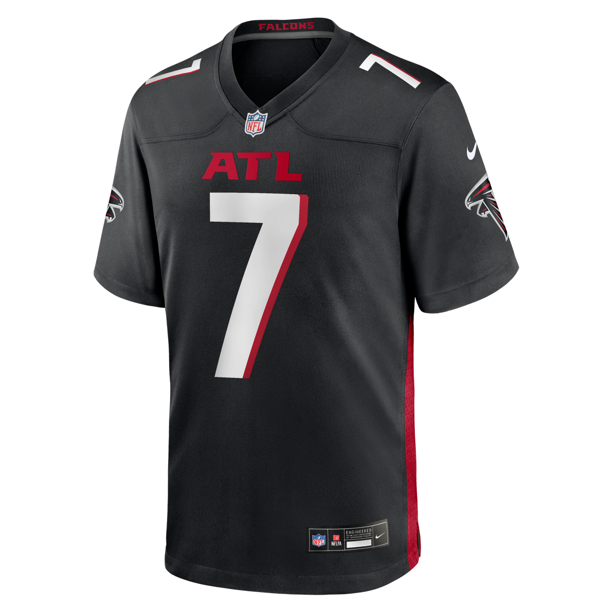 Atlanta Falcons Bijan Robinson Black Game Football Jersey