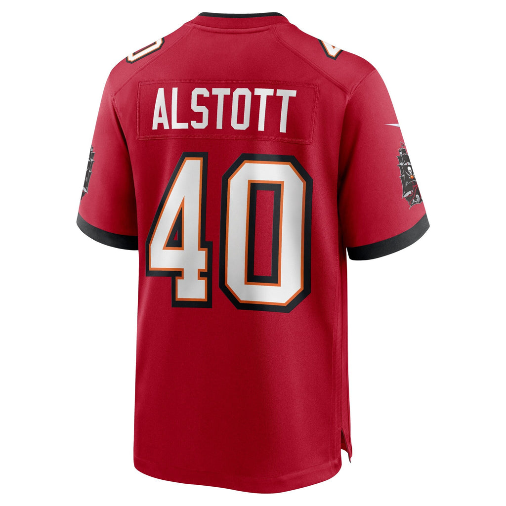 Tampa Bay Buccaneers Mike Alstott Red Retired Player Game Football Jersey