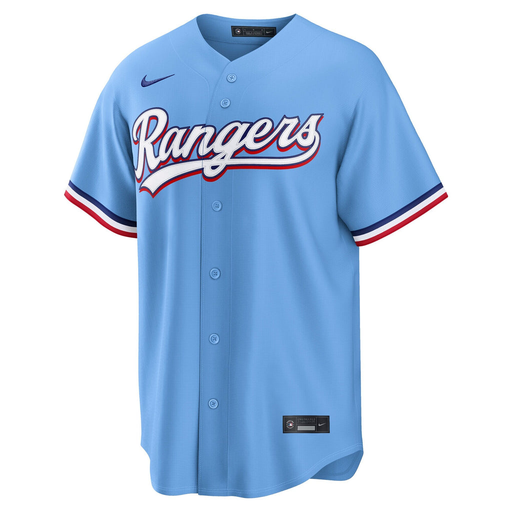 Texas Rangers Corey Seager Light Blue Alternate Replica Baseball Jersey