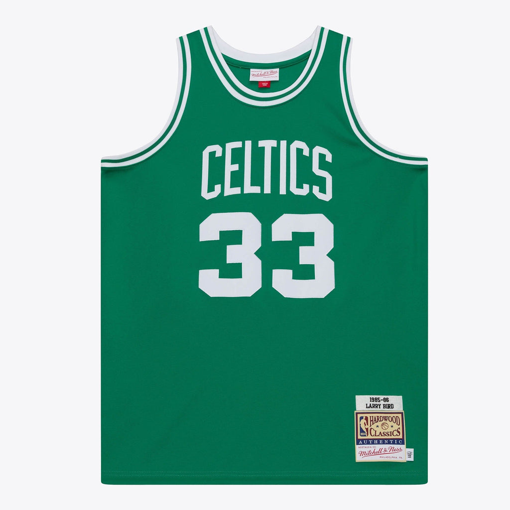 Boston Celtics Larry Bird 1985 Road Jersey - Kelly Green