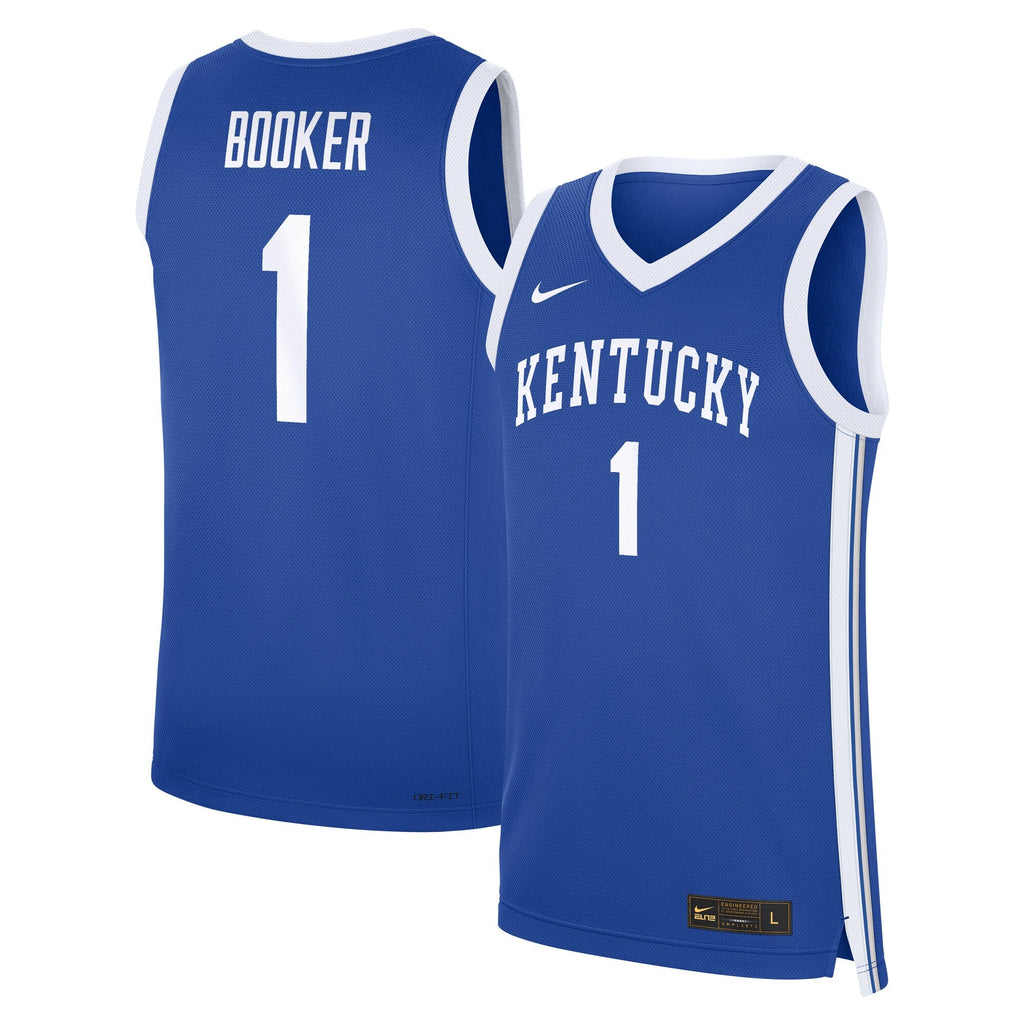 Devin Booker Royal Kentucky Wildcats Road Replica Basketball Jersey