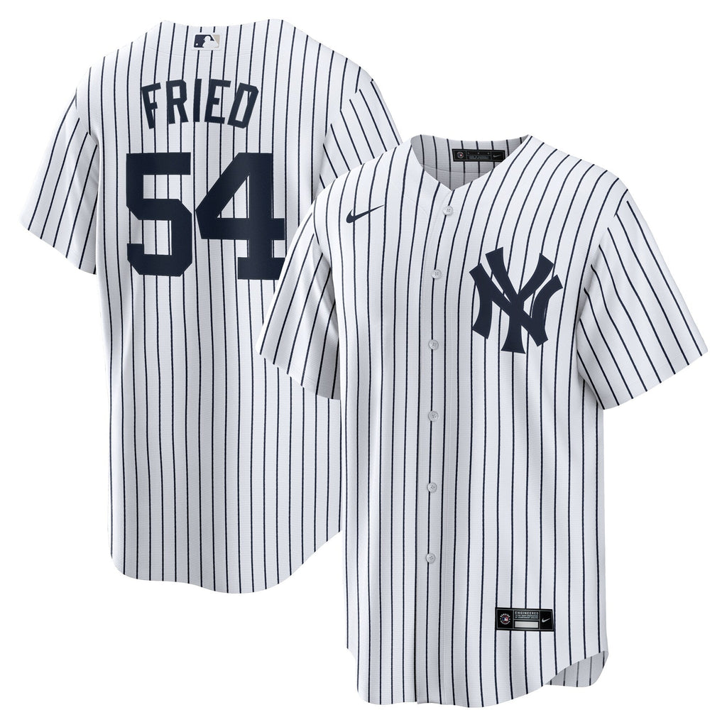 New York Yankees Max Fried White Home Replica Player Baseball Jersey