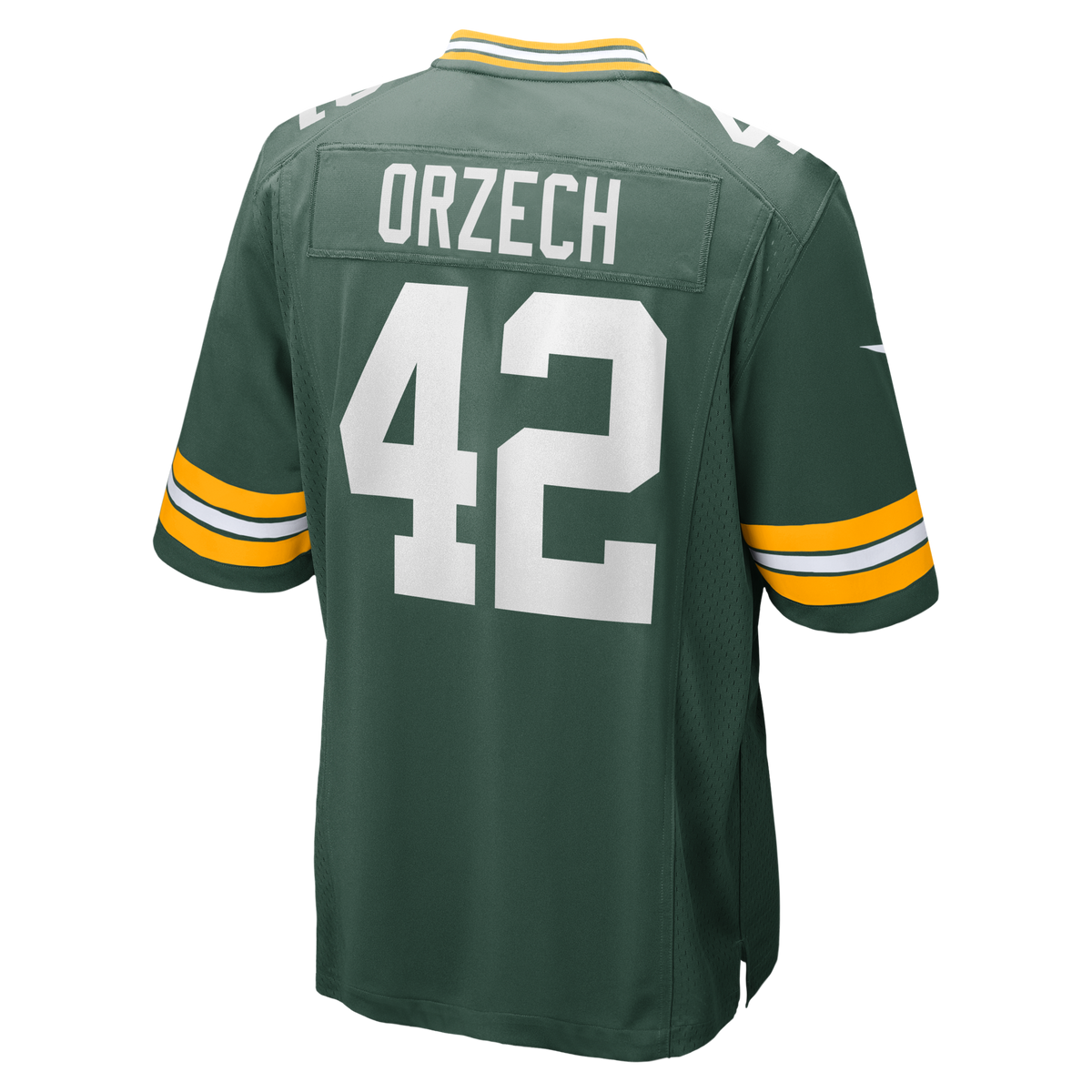 Green Bay Packers Matt Orzech Green Game Football Jersey