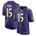 Baltimore Ravens Cooper Rush Purple Team Game Football Jersey