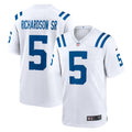 Indianapolis Colts Anthony Richardson Sr. White Game Football Jersey