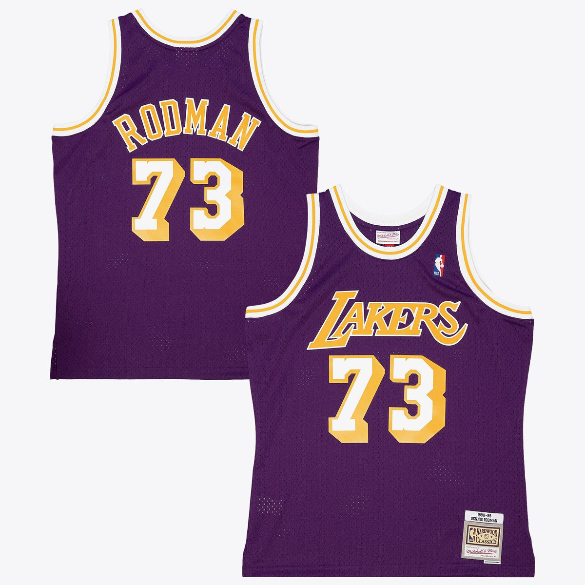 Los Angeles Lakers Dennis Rodman 1998 Road Jersey - Purple