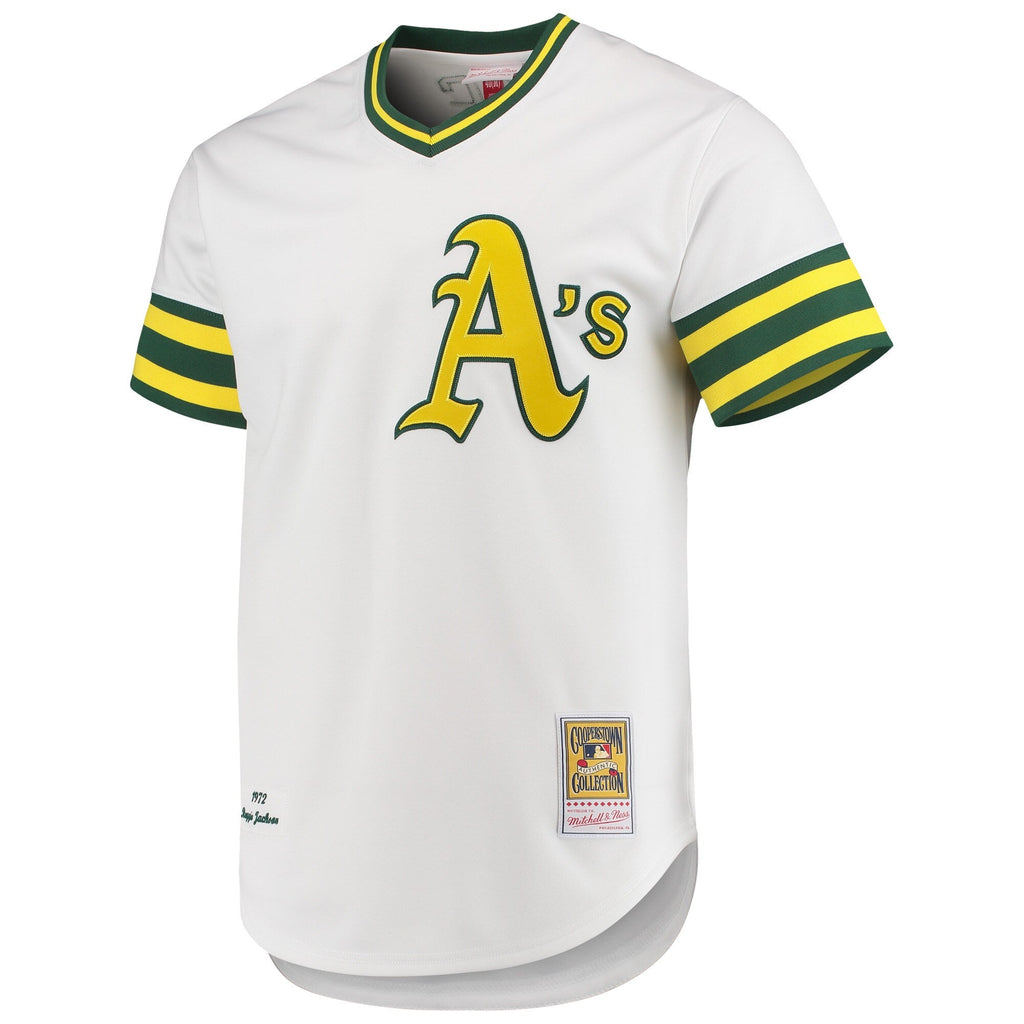 Athletics Reggie Jackson White 1972 Cooperstown Collection Baseball Jersey