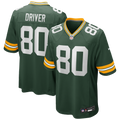 Green Bay Packers Donald Driver Green Game Retired Player Football Jersey