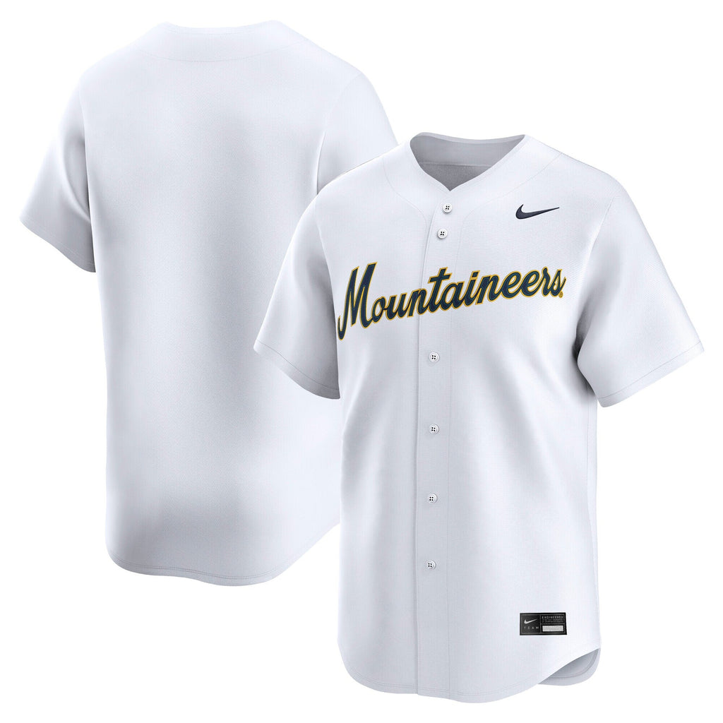 White West Virginia Mountaineers Baseball Limited Jersey