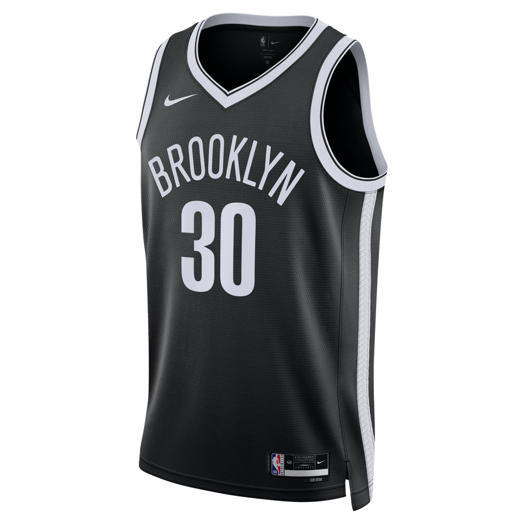 Brooklyn Nets Icon Swingman Jersey- Black - Julius Randle