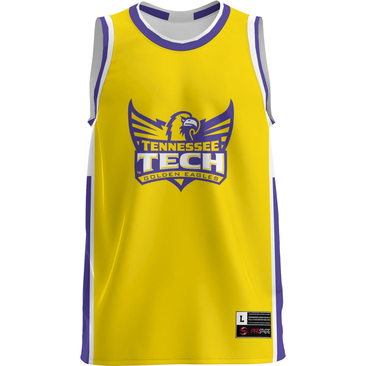 Tennessee Tech Golden Eagles Lightweight Basketball Jersey - Gold