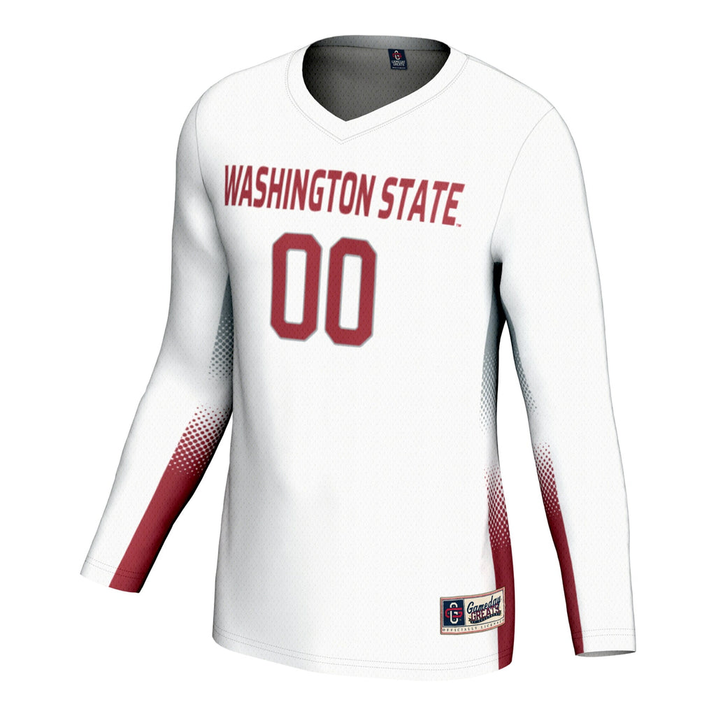 Washington State Cougars Adult NIL Lightweight Volleyball Jersey - White