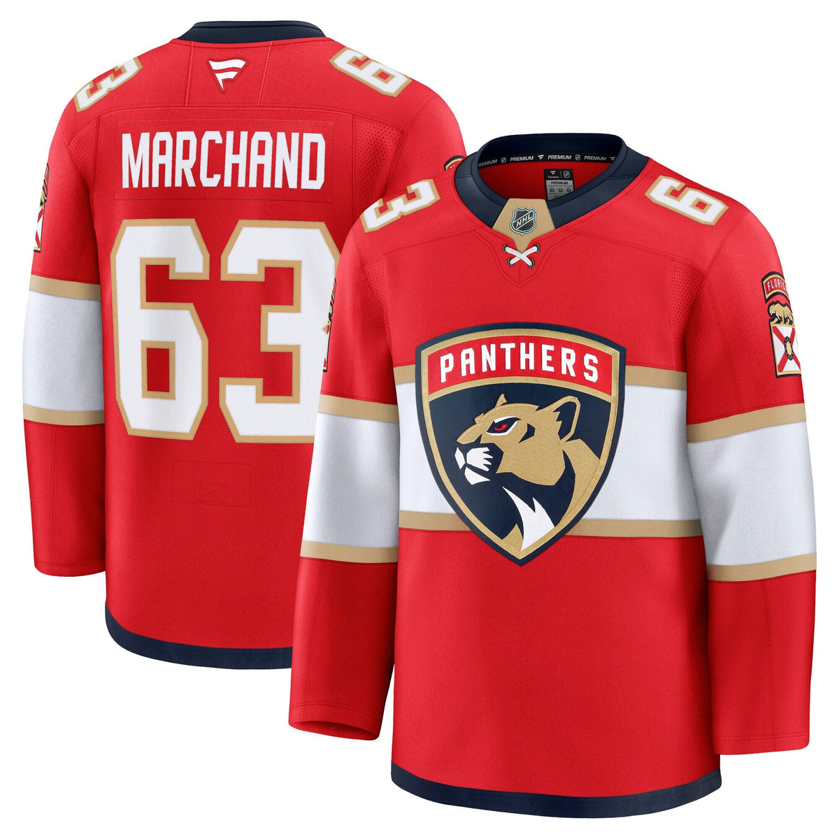 Florida Panthers Brad Marchand Red Home Premium Jersey