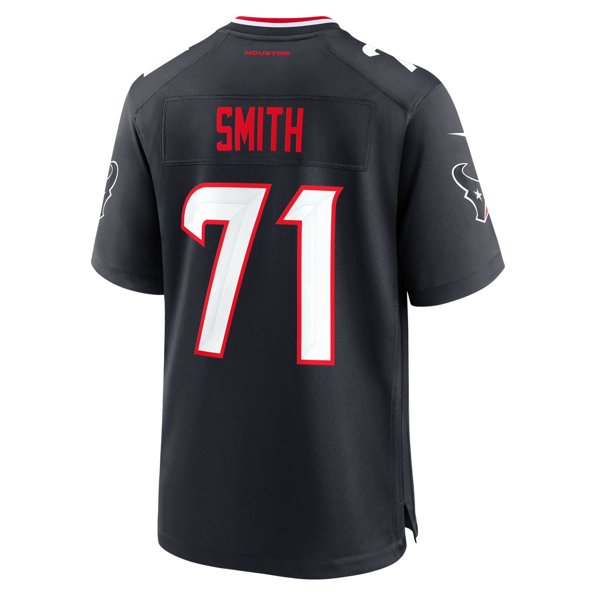 Houston Texans Braden Smith Navy Team Game Football Jersey