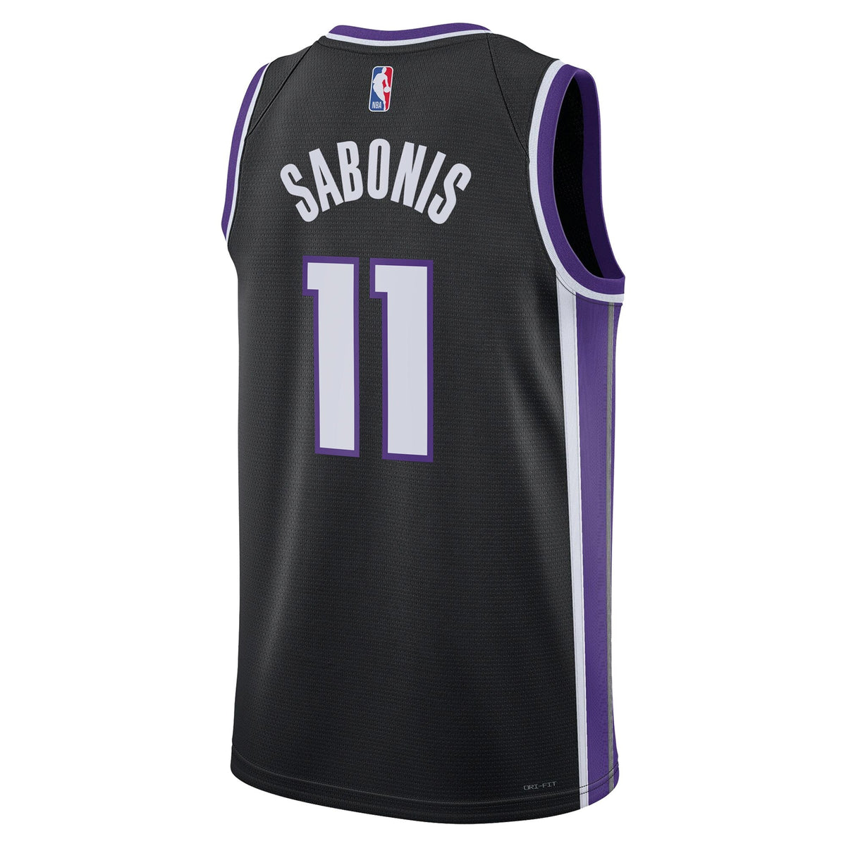 Sacramento Kings Icon Edition Swingman Jersey - Black - Domantas Sabonis
