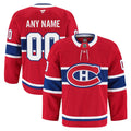 Montreal Canadiens Red Home Pro Custom Jersey