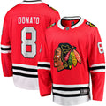 Chicago Blackhawks Ryan Donato Red Home Breakaway Hockey Jersey