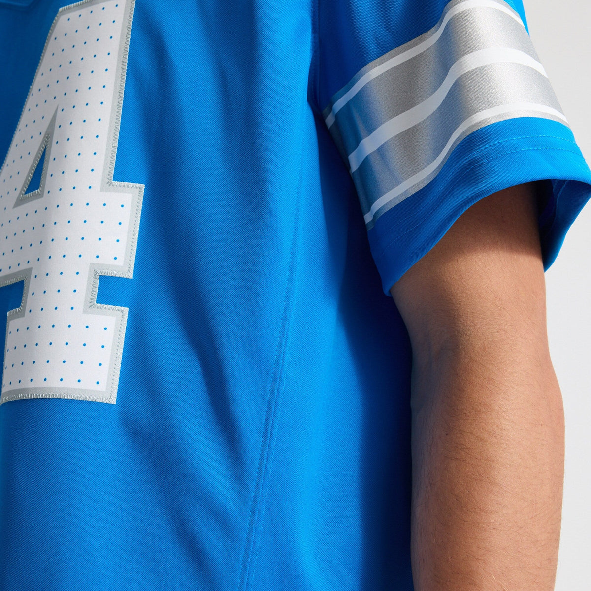 Detroit Lions Amon-Ra St. Brown Blue Team Vapor F.U.S.E. Stitched Limited Football Jersey