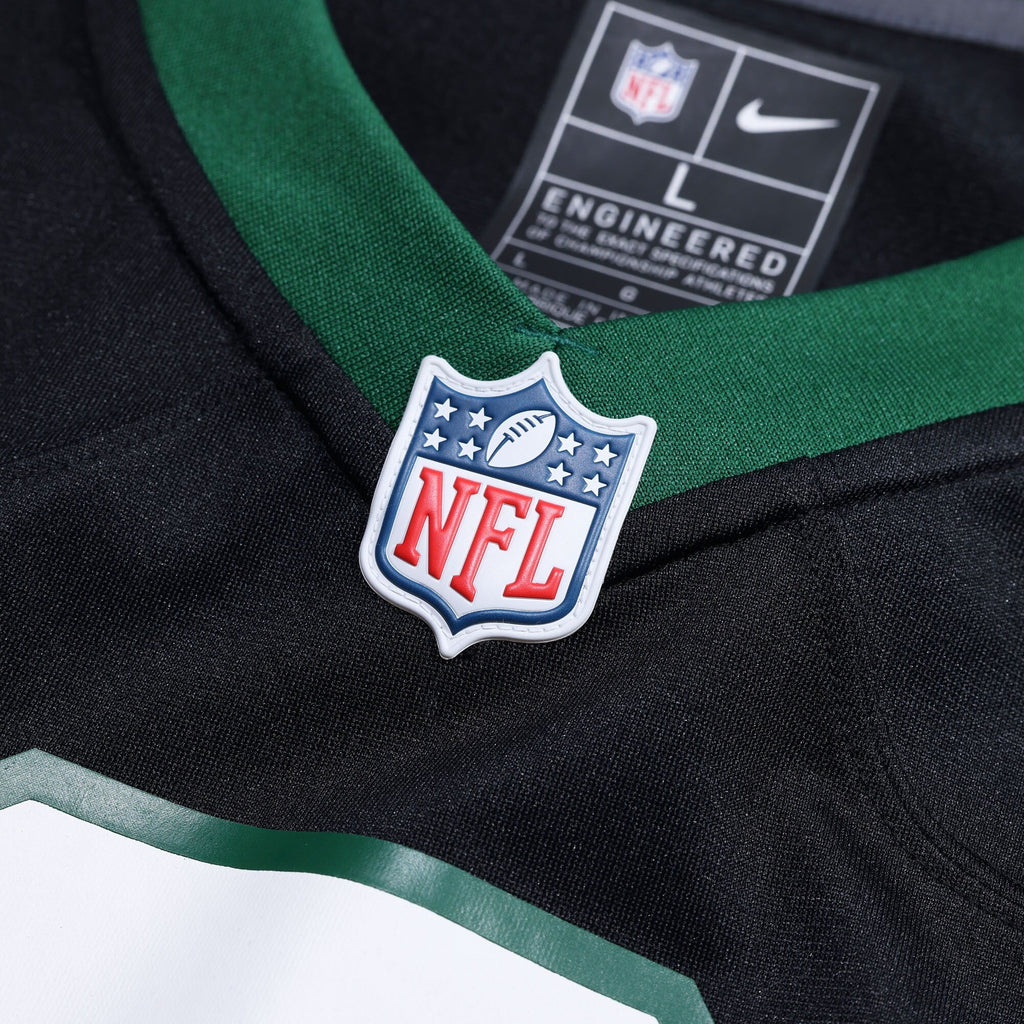 New York Jets Legacy Black Alternate Custom Game Football Jersey