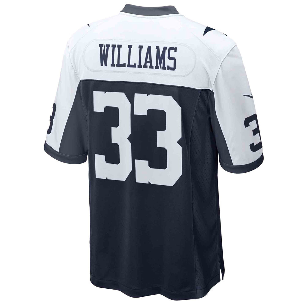 Dallas Cowboys Javonte Williams Navy Alternate Game Football Jersey