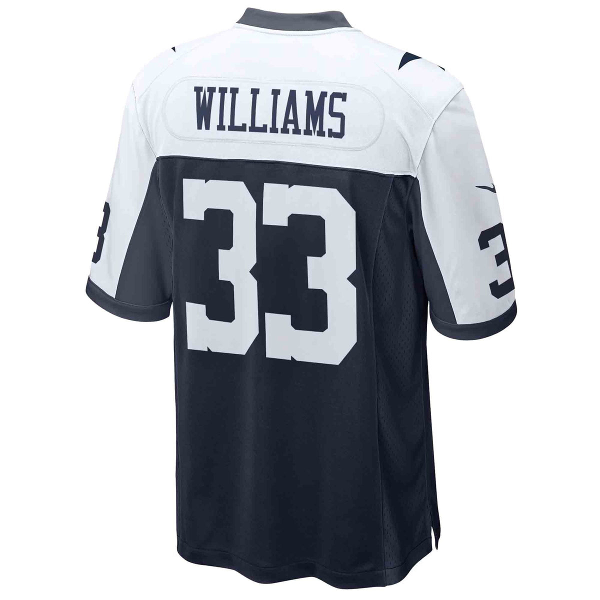 Dallas Cowboys Javonte Williams Navy Alternate Game Football Jersey