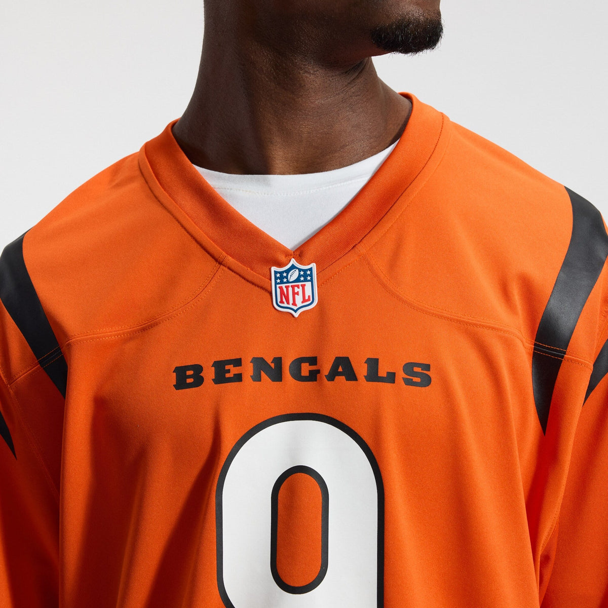 Cincinnati Bengals Joe Burrow Orange Alternate Game Football Jersey
