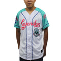 Lexington Legends White/Teal Copa Replica Baseball Jersey