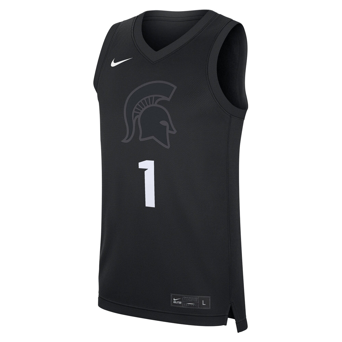 #1 Black Michigan State Spartans Alternate Replica Jersey