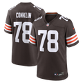 Cleveland Browns Jack Conklin Brown Game Player Football Jersey