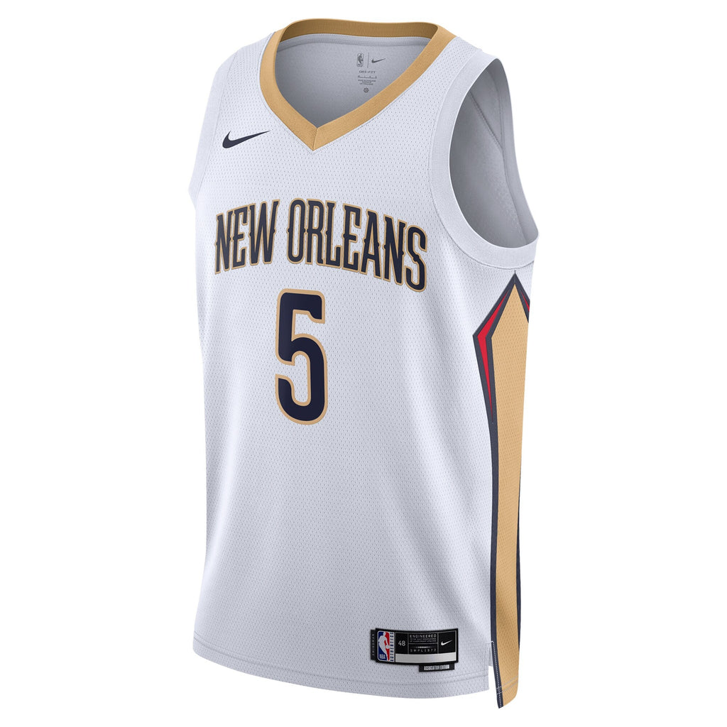 New Orleans Pelicans Association Edition Swingman Jersey - White - Dejounte Murray