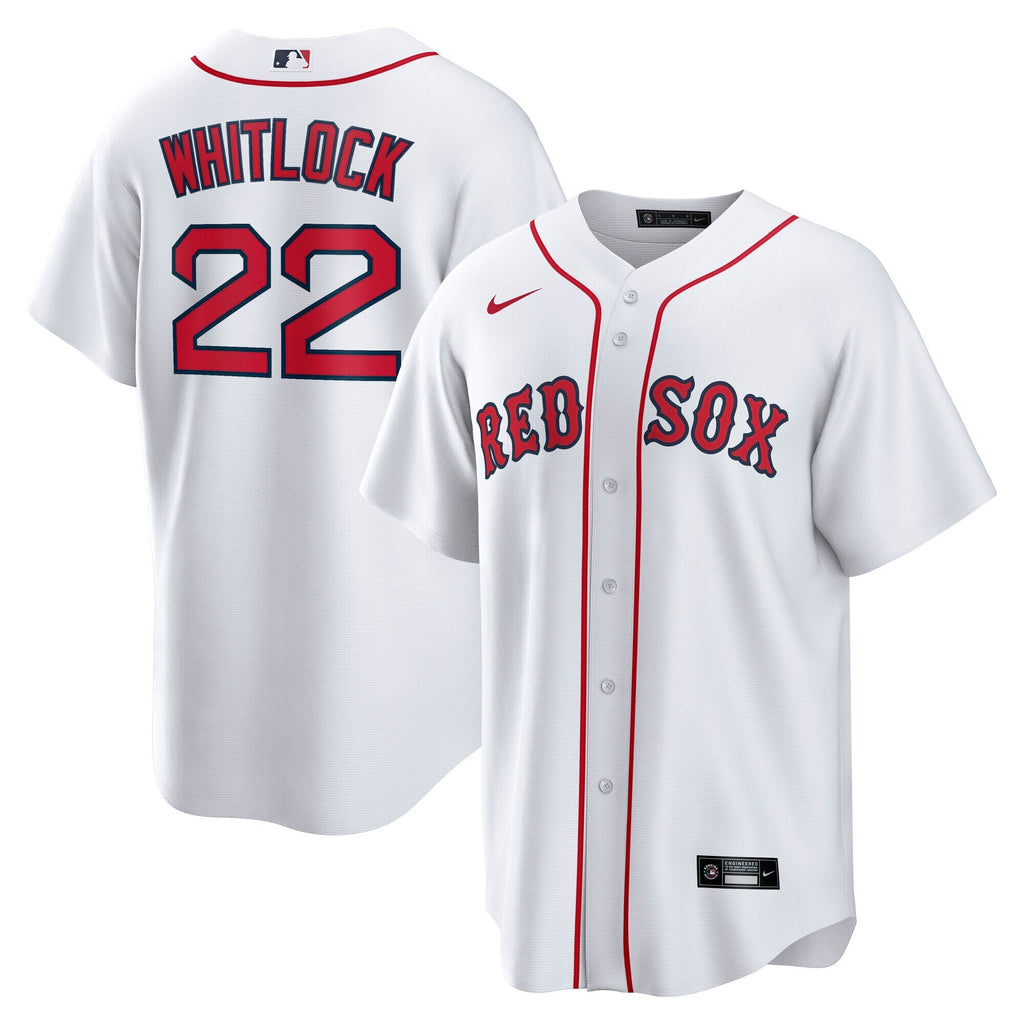 Boston Red Sox Garrett Whitlock White Home Replica Baseball Jersey