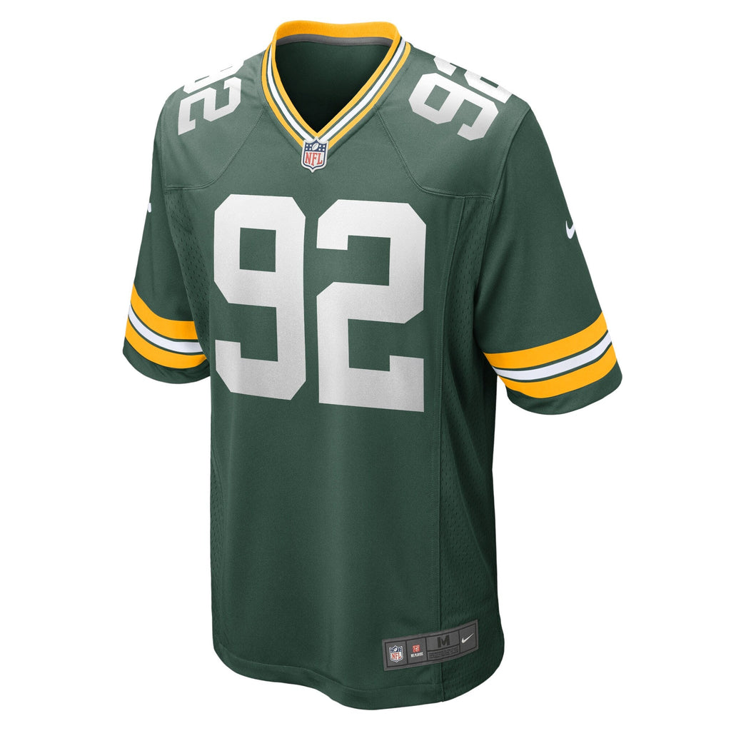 Green Bay Packers Reggie White Green Retired Player Game Football Jersey