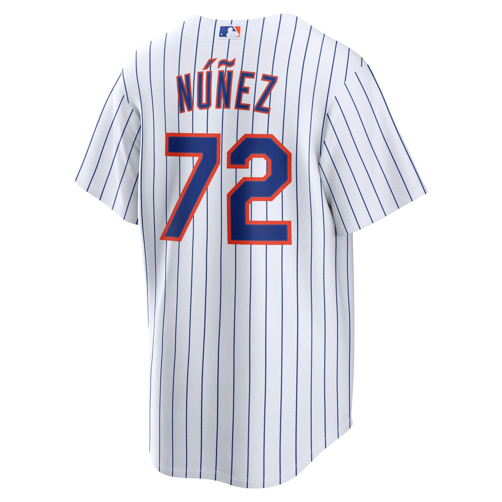New York Mets Dedniel Núñez White Home Replica Baseball Jersey
