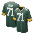 Green Bay Packers Josh Sitton Green Retired Game Football Jersey