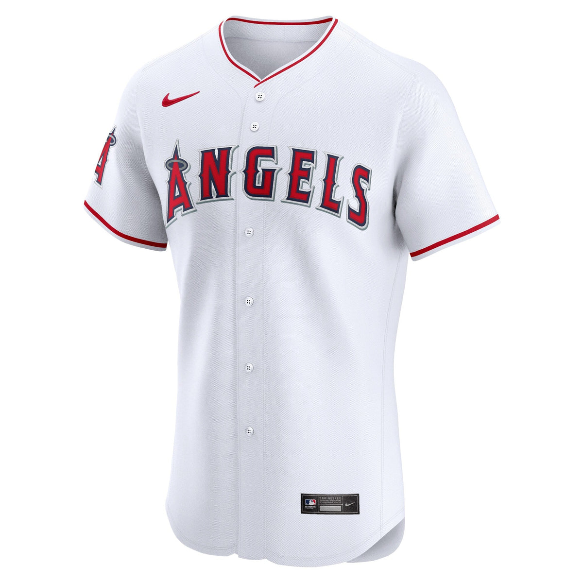 Los Angeles Angels White Home Elite Baseball Jersey