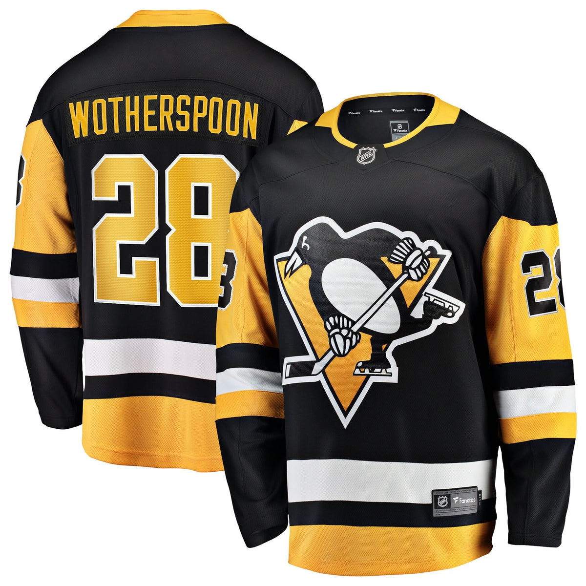 Pittsburgh Penguins Parker Wotherspoon Black Home Breakaway Hockey Jersey