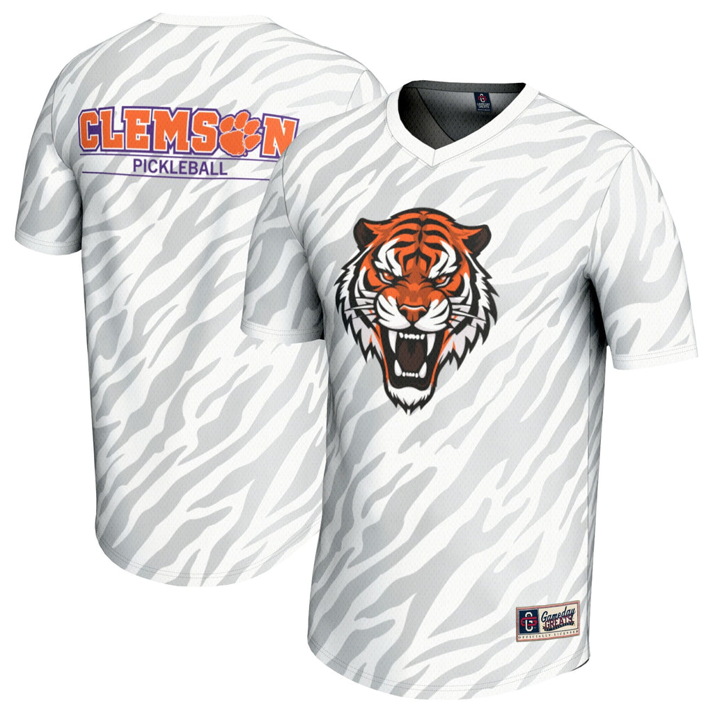 Clemson Tigers Lightweight Pickleball Jersey - White