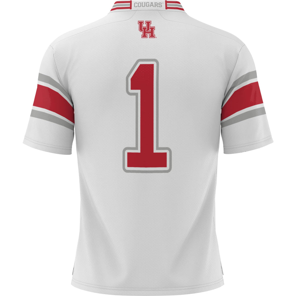 #1 Houston Cougars Football Jersey - White