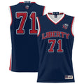 #71 Liberty Flames Lightweight Basketball Jersey - Navy
