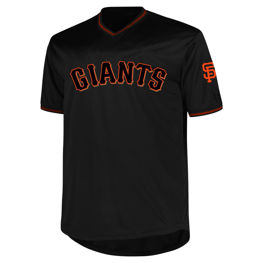 San Francisco Giants Profile Black Big & Tall Pop Fashion Baseball Jersey