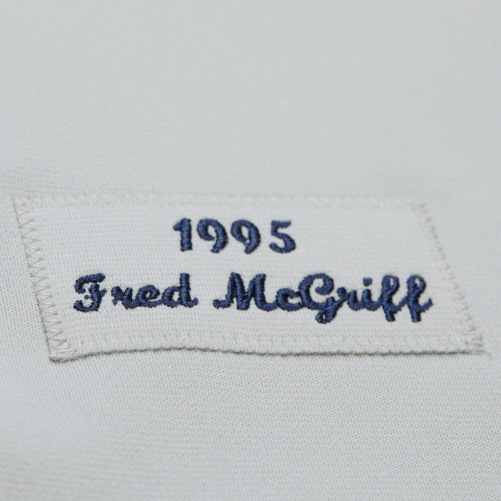 Atlanta Braves Fred McGriff Gray 1995 Throwback Baseball Jersey