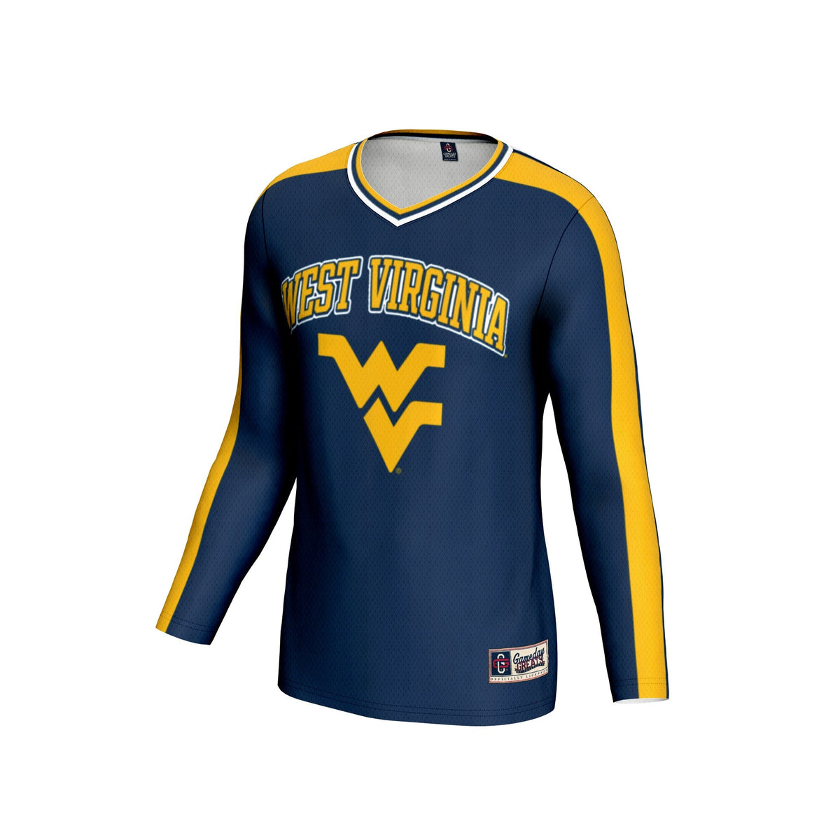 West Virginia Mountaineers #67 Lightweight Volleyball Fashion Jersey - Navy