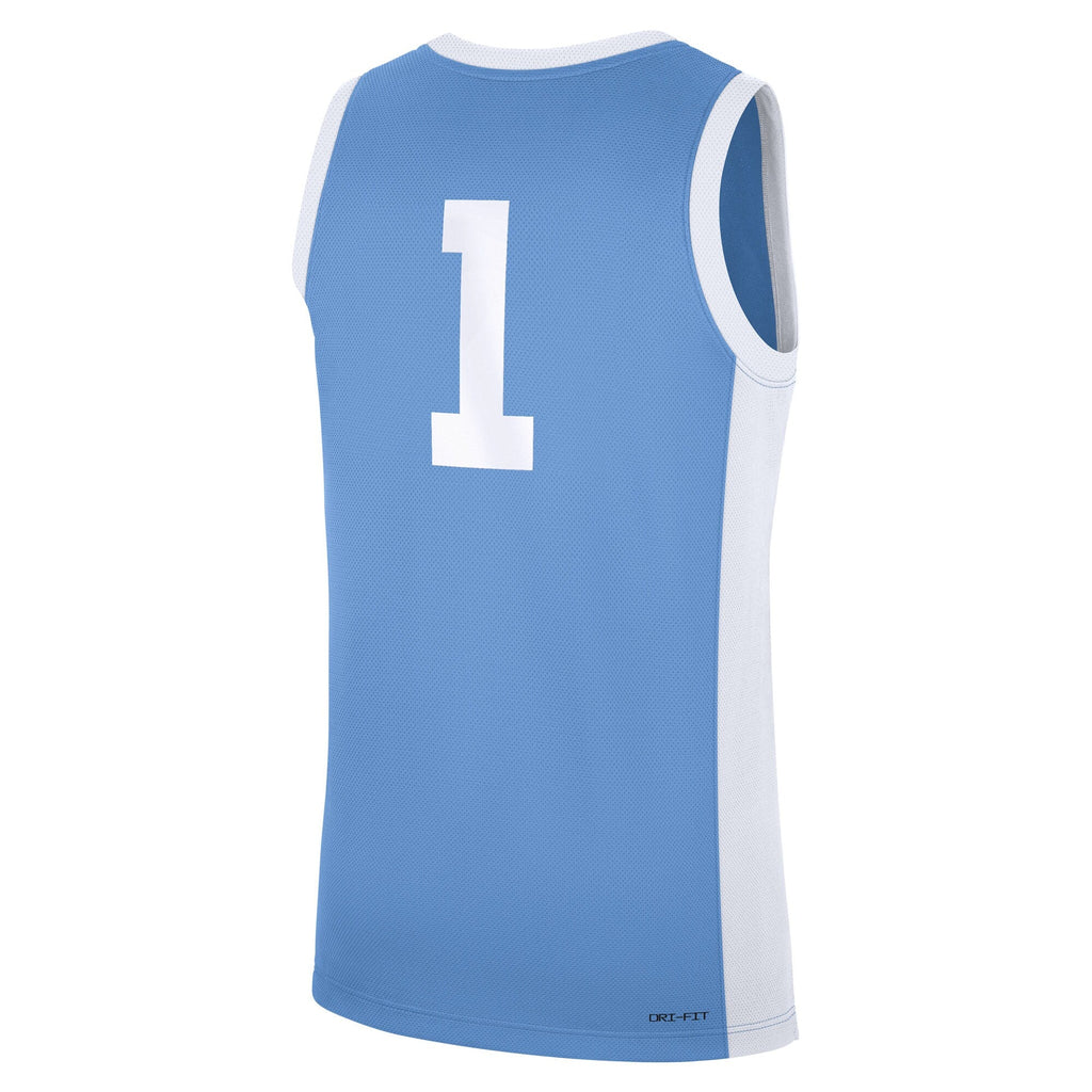 #1 Carolina Blue North Carolina Tar Heels Alternate Replica Jersey
